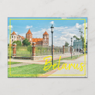 Festiva Postal de Castillo Mir de Bielorrusia Arquitectura