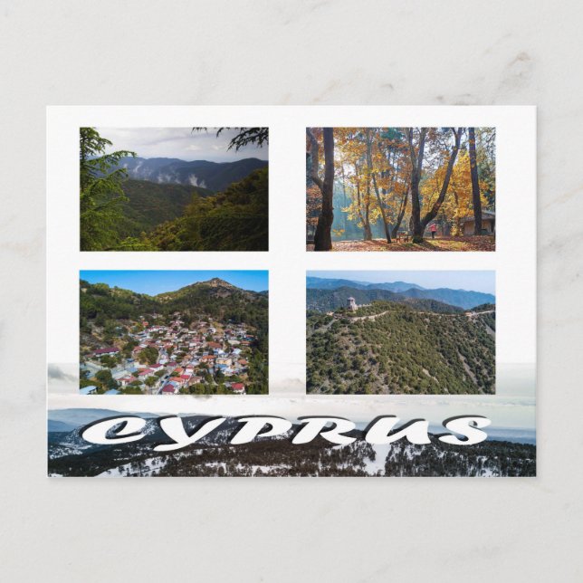 Festiva postal de Chipre (Anverso)