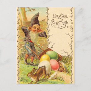 Festiva Postal de conejito de Pascua
