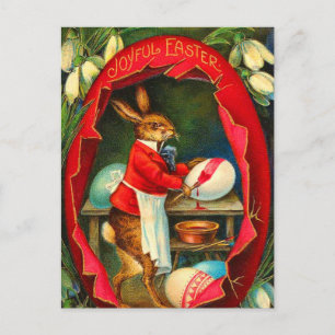 Festiva Postal de conejito de Pascua