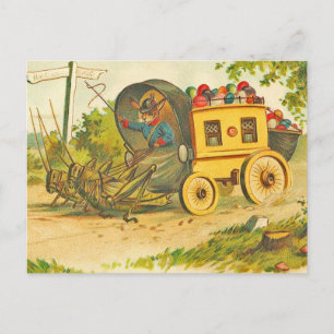 Festiva Postal de conejito de Pascua