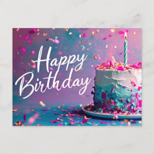Festiva Postal de cumpleaños feliz