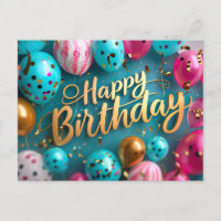 Postal de cumpleaños feliz