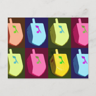 Festiva Postal de Dreidel Jánuca