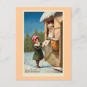 Festiva Postal de época "Navidades por correo"