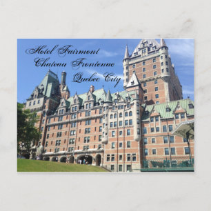 Festiva Postal de Fairmont Chateau Frontenac Quebec