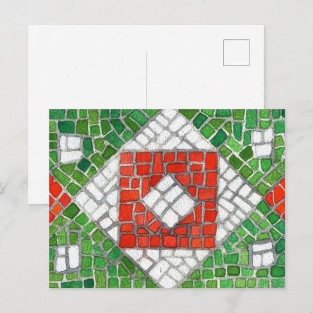 Festiva postal de FESTIVIDAD MOSAICA (Anverso / Reverso)