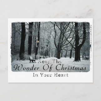 Festiva postal de fotografía de navidades