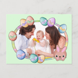 Festiva Postal de fotografía familiar personalizada de Pas