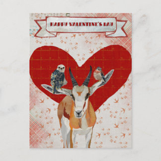 FESTIVA POSTAL DE GAZELLE & FEATHERS VALENTINE