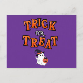 Festiva postal de Halloween