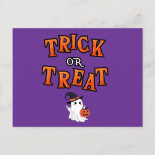Festiva postal de Halloween