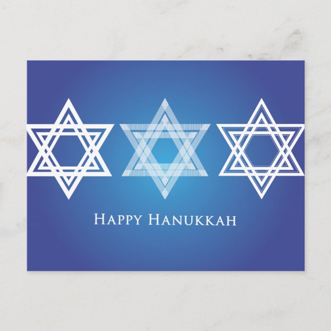 Festiva Postal de Hanukkah (Anverso)