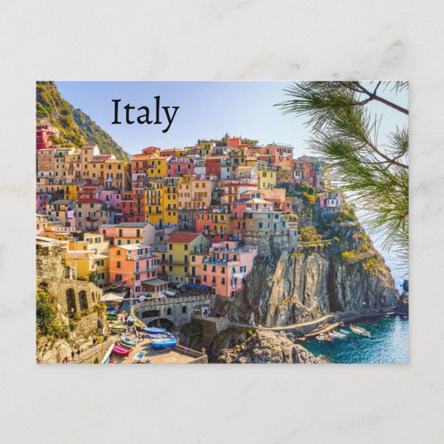 Festiva postal de Italia (Anverso)