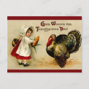 Festiva Postal de la acción de gracias del Victorian