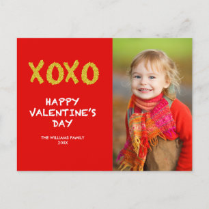 Festiva Postal de la foto del el día de San Valentín del