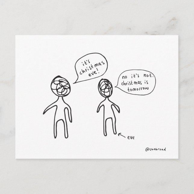 Festiva postal de la Nochebuena (Anverso)