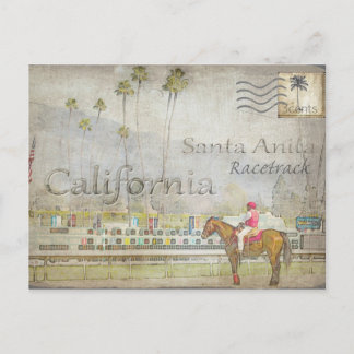 Festiva Postal de la pista de Santa Anita, California