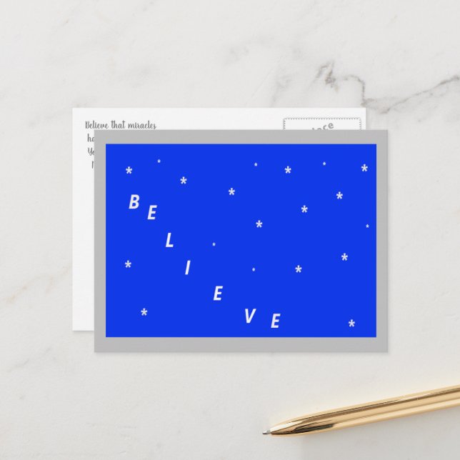 Festiva Postal de los Milagros navidades (Anverso/Reverso In Situ)