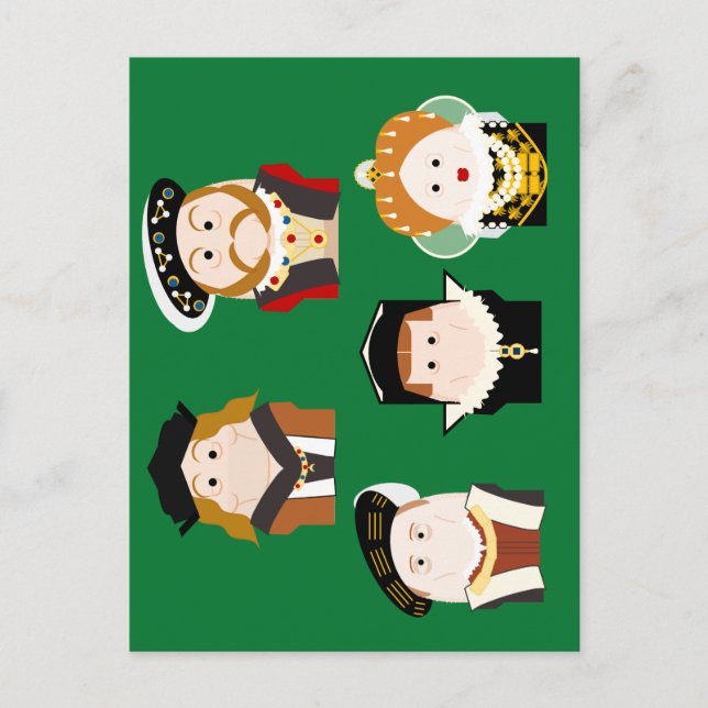 Festiva Postal de los monarcas Tudor (Anverso)