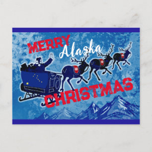 Festiva postal de Merry Alaska