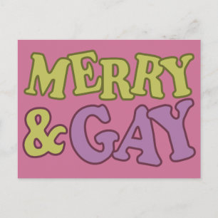 Festiva Postal de merry y gays