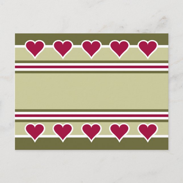 Festiva Postal de Motif de vacaciones, personalizable (Anverso)