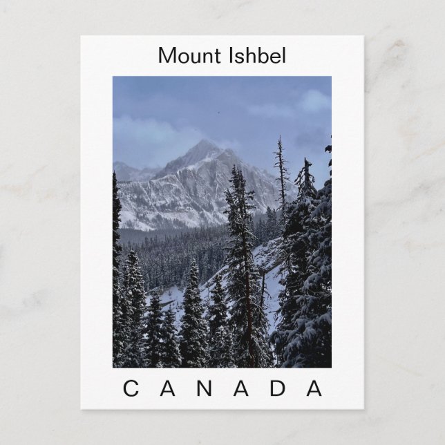 Festiva Postal de Mount Ishbel Canadá (Anverso)