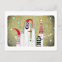 Festiva Postal de Navidades Aves