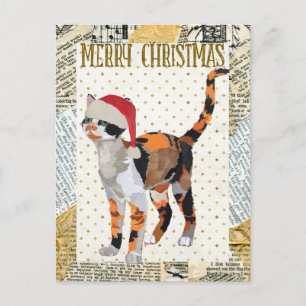 Festiva postal de NAVIDADES CAT de CALICO