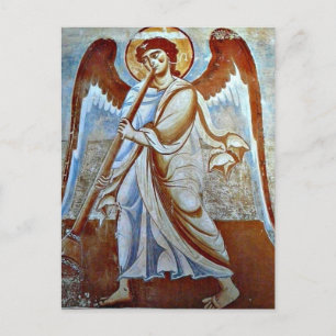 Festiva Postal de Navidades de ángel