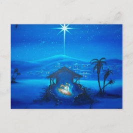 Festiva Postal de Navidades de la Natividad Religiosa