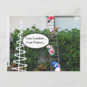 Festiva Postal de Navidades de Mischief Elf