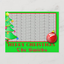 Festiva Postal de Navidades de personalizable