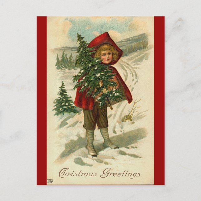 Festiva Postal de Navidades de Victoria (Anverso)