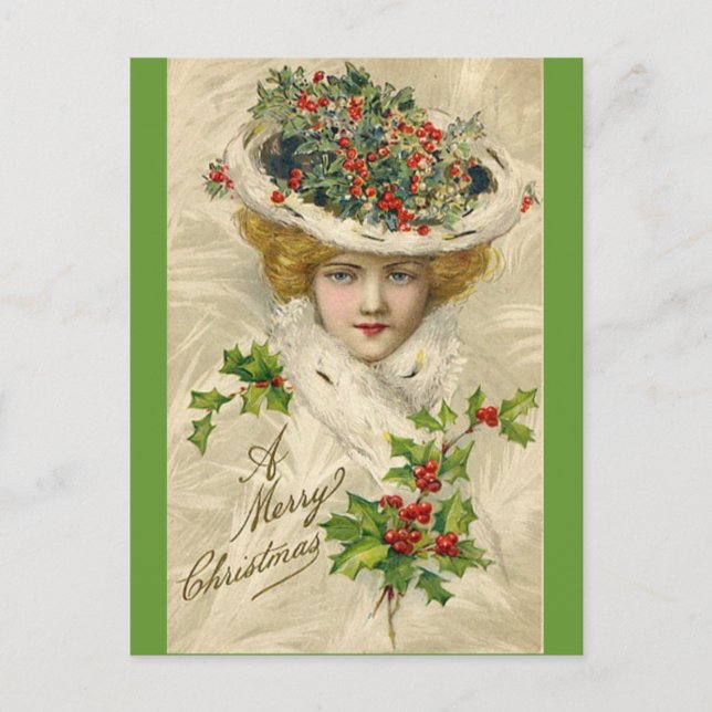Festiva Postal de Navidades de Victoria (Anverso)