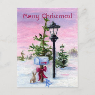 Festiva Postal de Navidades de Winter Wonderland