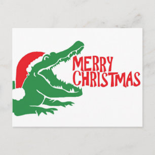 Festiva Postal de navidades del lagarto