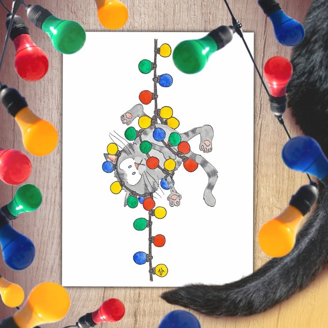 Festiva Postal de NAVIDADES KITTY por Nicole Janes (Subido por el creador)