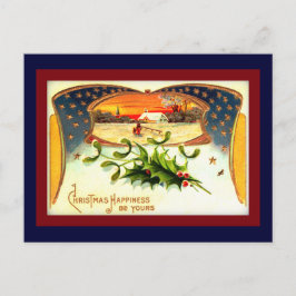 Festiva Postal de Navidades patrióticos de la Primera Guer
