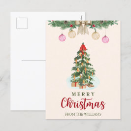 Festiva Postal de Navidades personalizados