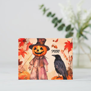 Festiva Postal de niebla de estilo chic de Shabby