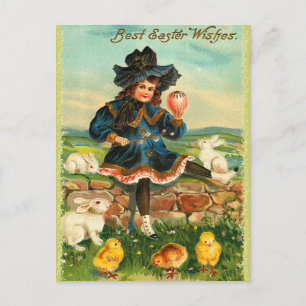 Festiva Postal de Pascua Vintage
