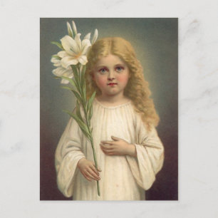 Festiva Postal de Pascua Vintage