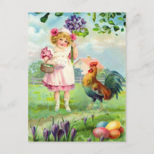 Festiva Postal de Pascua Vintage