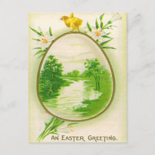 Festiva Postal de Pascua Vintage