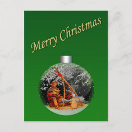 Festiva Postal de Personalizable de la escena de la Nativi