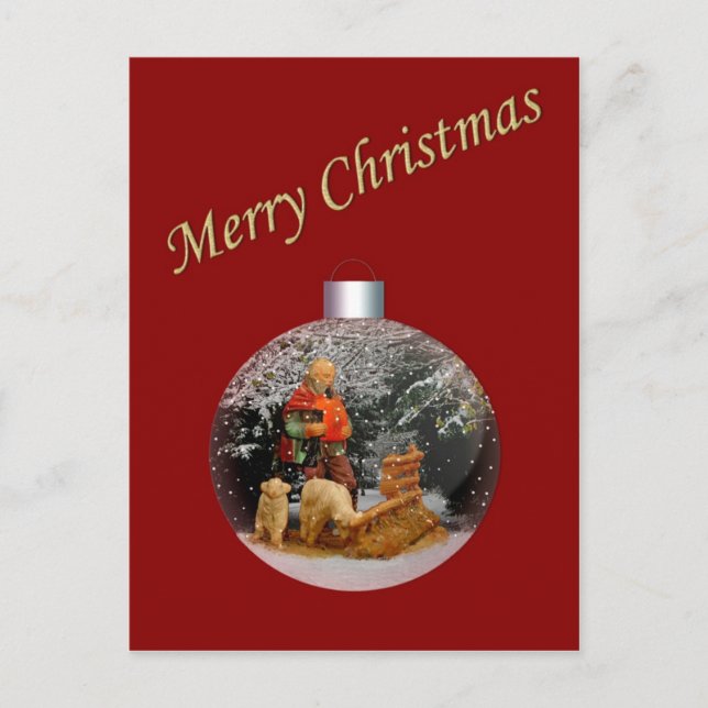 Festiva Postal de Personalizable de la escena de la Nativi (Anverso)