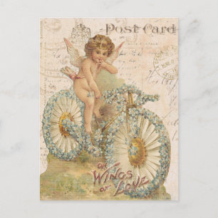 Festiva Postal de San Valentín vintage