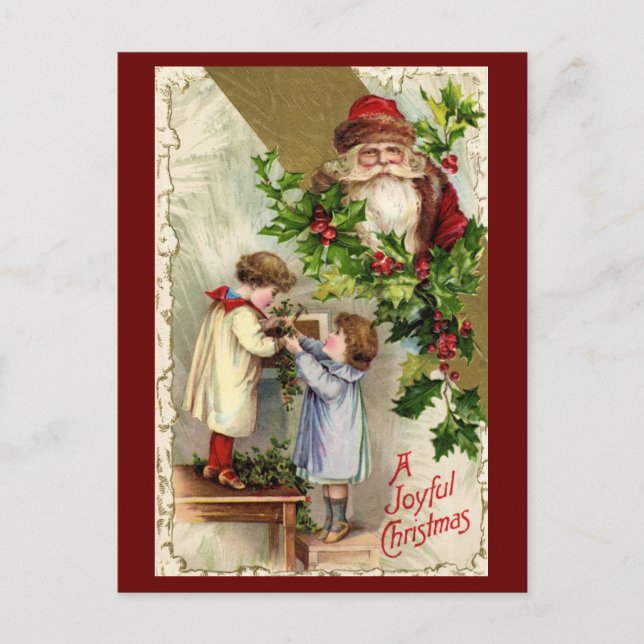 Festiva Postal de Santa Claus (Anverso)